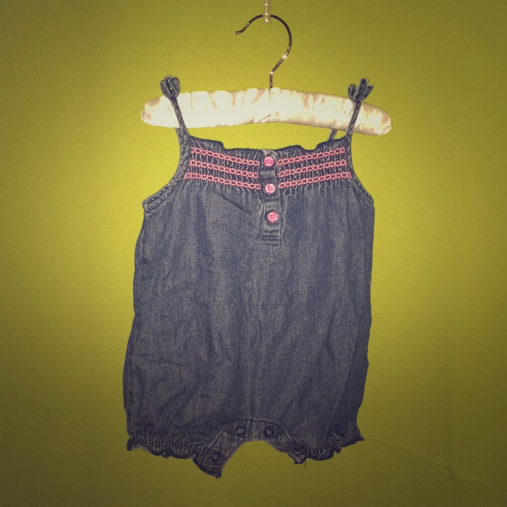 Denim Romper